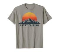Tatry Calling Mountain Sunset Outdoor Design T-Shirt