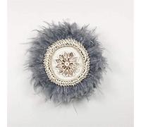 TATSEN Wind Feather Decoration Pendant Wall Decoration Creative Wall Hanging Nordic Living Room Bedside Entrance Wall Decoration (Color : C, Size : One size)