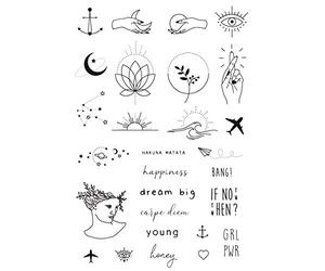 Tatsy Temporary Tattoo Set, The Simple Set, For Women and Men, Original, Unique Design, Cover Up, Modern, Hipster, Minimalistic Tiny, Urban, Writing, Stars, Anchor, Heart, Hands, Waterproof Tattoos