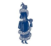 Tattered Lace Art Deco Shopping Die - TLD0482 - Period Lady with Bags