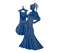 Tattered lace die set Glitz & Glam Lucille lady vintage etl560