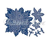 Tattered Lace Poinsettia Perfection Craft Cutting Die Set - 495834