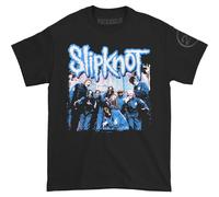 Tattered & Torn Back Print 20th Anniversary T-Shirt Slipknot Black M
