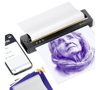 TATTMUSE 2025 New Launch Tattoo Stencil Printer, Tattoo Transfer Printer Machine Bluetooth Wireless Thermal for Tattooing Beginners with 5pcs Tattoo Transfer Papers, Compatible with Phone Pad and PC