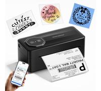 TATTMUSE Shipping Label Printer 4x6, Mini Bluetooth Thermal Label Printer, A646 Postage Label Printer Compatible with Royal Mail, Evri, UPS