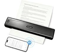 TATTMUSE Tattoo Printer with 100Pcs Tattoo Disposables, A887 Tattoo Stencil Printer Compatible with Smartphone & Tablet, Bluetooth Dot Matrix Printer for Artists & Beginners, Black