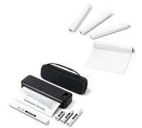 TATTMUSE The printer set includes one storage bag and seven rolls of A4 thermal paper.