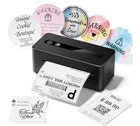TATTMUSE Thermal Label Printer, Bluetooth Shipping Labels Printers Support 4x6 and 2x2, Postage Label Printer Compatible with Royal Mail, Etsy, Shopify, eBay, DHL, DPD, Evri, Suitable for Business