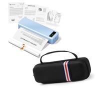 TATTMUSE Thermal Portable Printer A285M & Portable Handheld Carrying Case Black