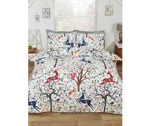 Tatton Woodland Multi King Duvet Cover And Pillowcase Set