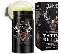 Tattoo Aftercare Butter Balm, 75g Old & New Tattoo Moisturiser, Protect, Soothe, Bright for Color Enhance, Natural Organic Tattoo Cream Aftercare, Travel Size & Vegan
