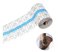 Tattoo Aftercare Waterproof Bandage,Second Skin Healing Protective Bandages,Transparent Waterproof Adhesive Bandage Tape,Clear Stretch Antibacterial Wound Dressing Tape for Swimming,Shower,2m*15cm