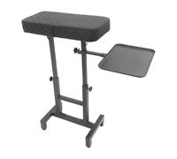 Tattoo Arm Rest Stand, Portable Tattoo Armrest with Magnetic Tray, 29.53-43.31in Adjustable Height, 180° Armrest Cushion Tilt Angle, Widened Base, for Studio Salon