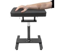 Tattoo Armrest Stand - Hydraulic Tattoo Arm Rest with Adjustable Height & Angle, Ergonomic Design, Soft Padded Cushion, Suitable for Studios & Home Use