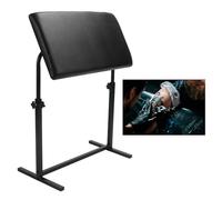 Tattoo Armrest Stand Tattoo Arm Rest Stand Tattoo Armrest Stand Adjustable Rotatable Stainless Steel Base Flexible Soft Pad for Tattoo Supplies