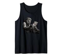 Tattoo Artist Lion Tattooing Leopard Tank Top