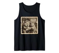 Tattoo Artist Lion Tattooing Leopard Tank Top