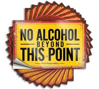 Tattoo Bar Decor for Home Easy Apply | No Alcohol Beyond This Point. Small Cover Peel and Stick(6X9CM)
