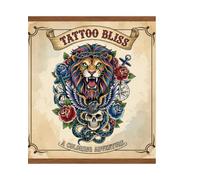Tattoo Bliss: A Coloring Adventure