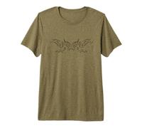 Tattoo Butterfly Grunge Fairycore Aesthetic Goth Premium T-Shirt