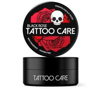 Tattoo Care Classic - Unscented Aftercare & Brightener Ointment - for New & Older Tattoos - Deeply Moisturizes and Refreshes - Enhances Colors, Prevents Ink Fading, Brings Back Shine (Black Rose)