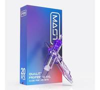 Tattoo Cartridge Needles - 20Pcs Precision Microblading and Shading Cartridges for Brows, Eyes, Lips, Scalp, and Fine Line Art, Leak-Resistant Design, Smooth Ink Flow, and Universal Fit - (7RS)