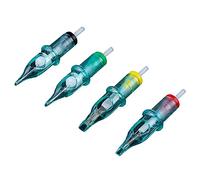 Tattoo Cartridge Needles for Lining Shading - 20Pcs Professional Disposable Cartridge Tattoo Needle, Large Capacity Ink Groove, 316 Stainless Steel for Professional Use,1203RL