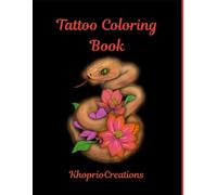 Tattoo Coloring Book: Includes bleed pages