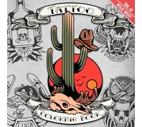 Tattoo Coloring Book Volume 10 Wild West: Complete with mantras for people who color outside the lines (Tattoo Coloring Books with Mantras of Madness)