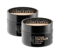 Tattoo Cover up Makeup,Body Makeup to Cover Skin,High Coverage Foundation Cream, Waterproof Full Coverage Tattoo Skin Concealer for Blemish,Spot,Scars,Long-Lasting Sweat-Proof Foundation (2, B)