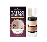 Tattoo Cover Up Makeup Waterproof, 2 Colors Tattoo Concealer, Invisible Tattoo Cover Up, Suitable for Tattoos Scars and Spots, for All Skin Types 1pc