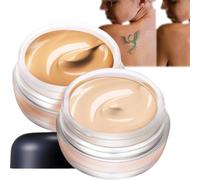 Tattoo Cover Up Makeup Waterproof, Full Coverage Concealer for Scars, Bruises & Tattoos, Long-Lasting Body Makeup for Men and Women 2Color