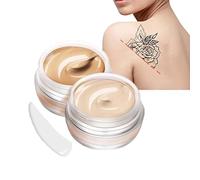 Tattoo Cover Up Makeup Waterproof with Full Coverage,Bruises,Tattoos,Dark Spots, Scars, 2 colors Smooth Natural Body Concealer, Long Lasting & Sweatproof Concealer Set for Women Men