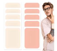 Tattoo Cover Up Patch 10Pcs Waterproof Tattoo Cover Up Tape 2 Colors Breathable Concealer Sticker Ultra-Thin Skin Invisible for Scar ＆ Birthmarks Style 1..