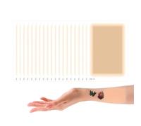 Tattoo Cover Up Patch, 20 Pack Ultra Thin Waterproof & Sweatproof Concealer Sticker for Tattoos, Scars & Birthmarks, Light Skin Tone, Invisible, Skin-Friendly, Cuttable, Large, 4.52" x 2.95"