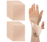 Tattoo Cover Up Patch, 60 Pcs Scar Covering Stickers, Ultra-Thin Fake Skin Tape for Tattoos & Scars,Lightweight and Breathable, 8.5x12cm Concealer Patches for Men Women Tattoos and Scar Cover Up