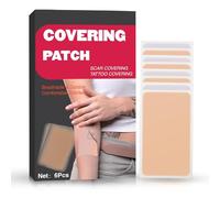 Tattoo Cover Up Patch, 6Pcs Effectively Cover Tattoos, Scars & Birthmarks, Waterproof and Sweatproof