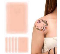Tattoo Cover up Patch Tattoo Cover up Tape, 6PCS Waterproof Invisible Ultra Thin Conceal Patch, 3.5x5.9" Cuttable Makeup Style 2