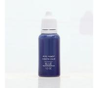 Tattoo Eyebrow Pigment 1/2OZ(15ML),Multi Color 23 Cosmetic Colors for Selection Tattoo Ink Pigment for Tattooing Work Practicing (Blue)