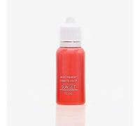 Tattoo Eyebrow Pigment 1/2OZ(15ML),Multi Color 23 Cosmetic Colors for Selection Tattoo Ink Pigment for Tattooing Work Practicing (Sunset)