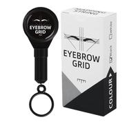 Tattoo Eyebrow Positioning Tool - Precision eyebrow mapping tool | Adjustable Eyebrow Measuring for Symmetry | Golden Ratio Stencil for Professional Semi-Permanent Makeup | Waterproof & Reusab