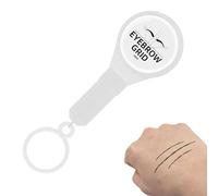 Tattoo Eyebrow Positioning Tool - Precision eyebrow mapping tool | Adjustable Eyebrow Measuring for Symmetry | Golden Ratio Stencil for Professional Semi-Permanent Makeup | Waterproof & Reusab
