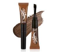 Tattoo Eyebrow Tint, Peel Off Eye Brow Dye Semi-Permanent Colour Peel Off Brow Tint Gel, Waterproof Lasts Up To 3 Days, Natural Looking Eye Brow Stain Makeup Gift for Women (Dark Brown)