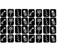 Tattoo Glitter Stencils Collection (Stars Tattoo Stencils)