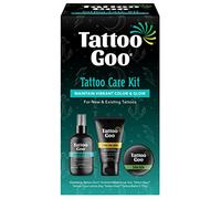 Tattoo Goo Aftercare Kit Includes Antimicrobial Soap, Balm, and Lotion, Tattoo Care for Color Enhancement, (3 Piece Set)