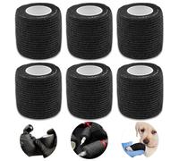 Tattoo Grip Cover Wrap - TONBAO 6PCS Tattoo Grip Tape Wrap 5cm x 4.5m, Elastic Bandage Wrap for Tattoo Machine Grip Tube Accessories, Sports Tape