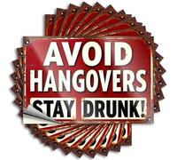 Tattoo Happy, Absorbing Garage Stay Drunk to Avoid Hangovers? | Haves(8X12CM)
