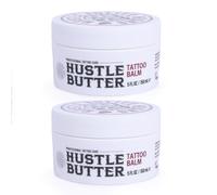 TATTOO HUSTLE BUTTER DELUXE ORIGINAL - 2x150ml vegan tattoo cream with natural ingredients like mango, papaya & shea butter to promote healing, reduces redness and swelling - pre- and aftercare balm