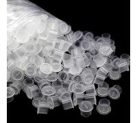 Tattoo Ink Caps - Jconly 1000Pcs Tattoo Ink Cups Pigment Caps With Base Sizes 17mm Disposable Tattoo Caps Tattoo Supplies (1000PCS Large #17)…