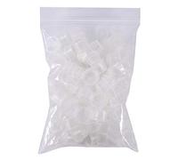 Tattoo Ink Cup 100Pcs/Set Pot Medium Large Plastic Microblading Pigment Accessories Holder(0.8inch*0.5inch)